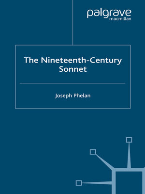 cover image of The Nineteenth-Century Sonnet
